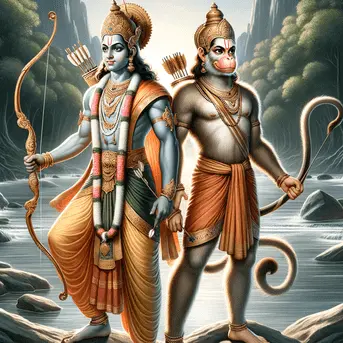 hanuman ji with lord Rama